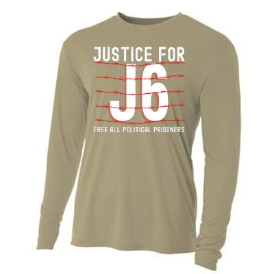 Justice For J6 Conservative Cooling Performance Long Sleeve Crew