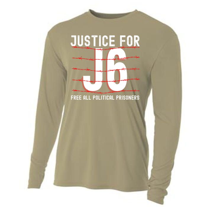 Justice For J6 Conservative Cooling Performance Long Sleeve Crew