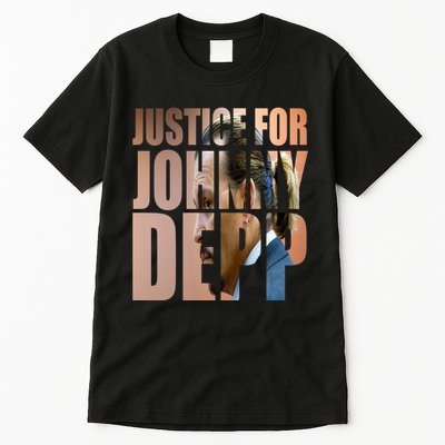 Justice For Johnny Depp Support Tall T-Shirt