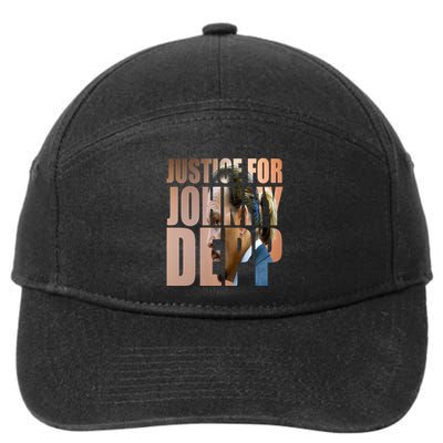 Justice For Johnny Depp Support 7-Panel Snapback Hat