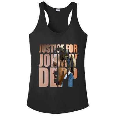 Justice For Johnny Depp Support Ladies PosiCharge Competitor Racerback Tank