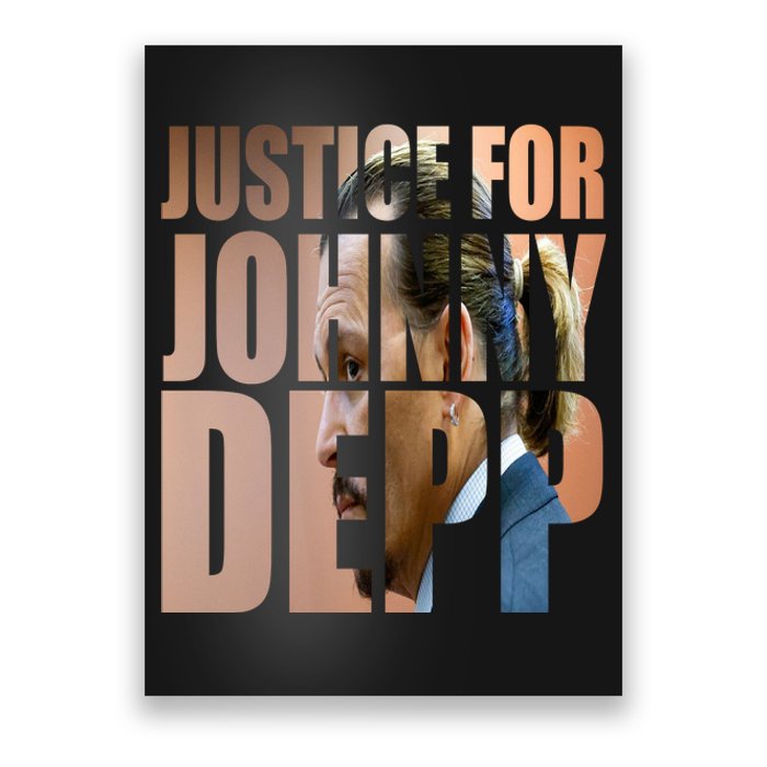 Justice For Johnny Depp Support Poster