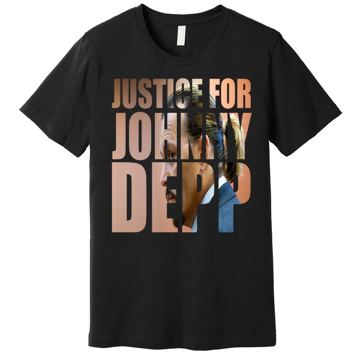 Justice For Johnny Depp Support Premium T-Shirt