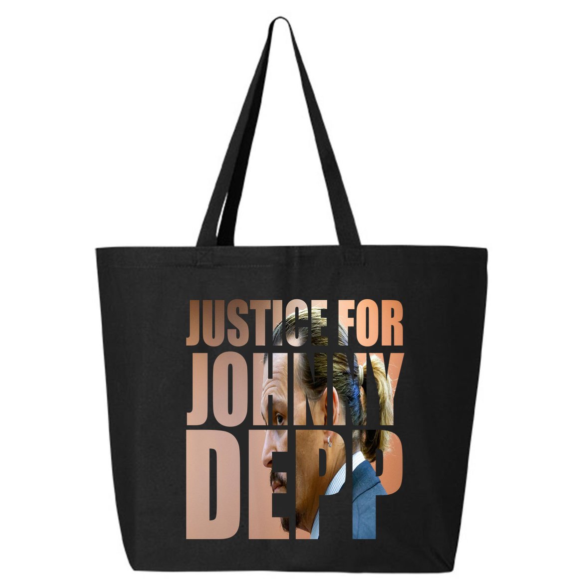 Justice For Johnny Depp Support 25L Jumbo Tote