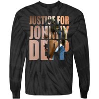 Justice For Johnny Depp Support Tie-Dye Long Sleeve Shirt