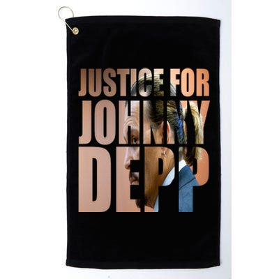 Justice For Johnny Depp Support Platinum Collection Golf Towel