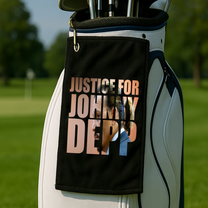 Justice For Johnny Depp Support Golf Towel