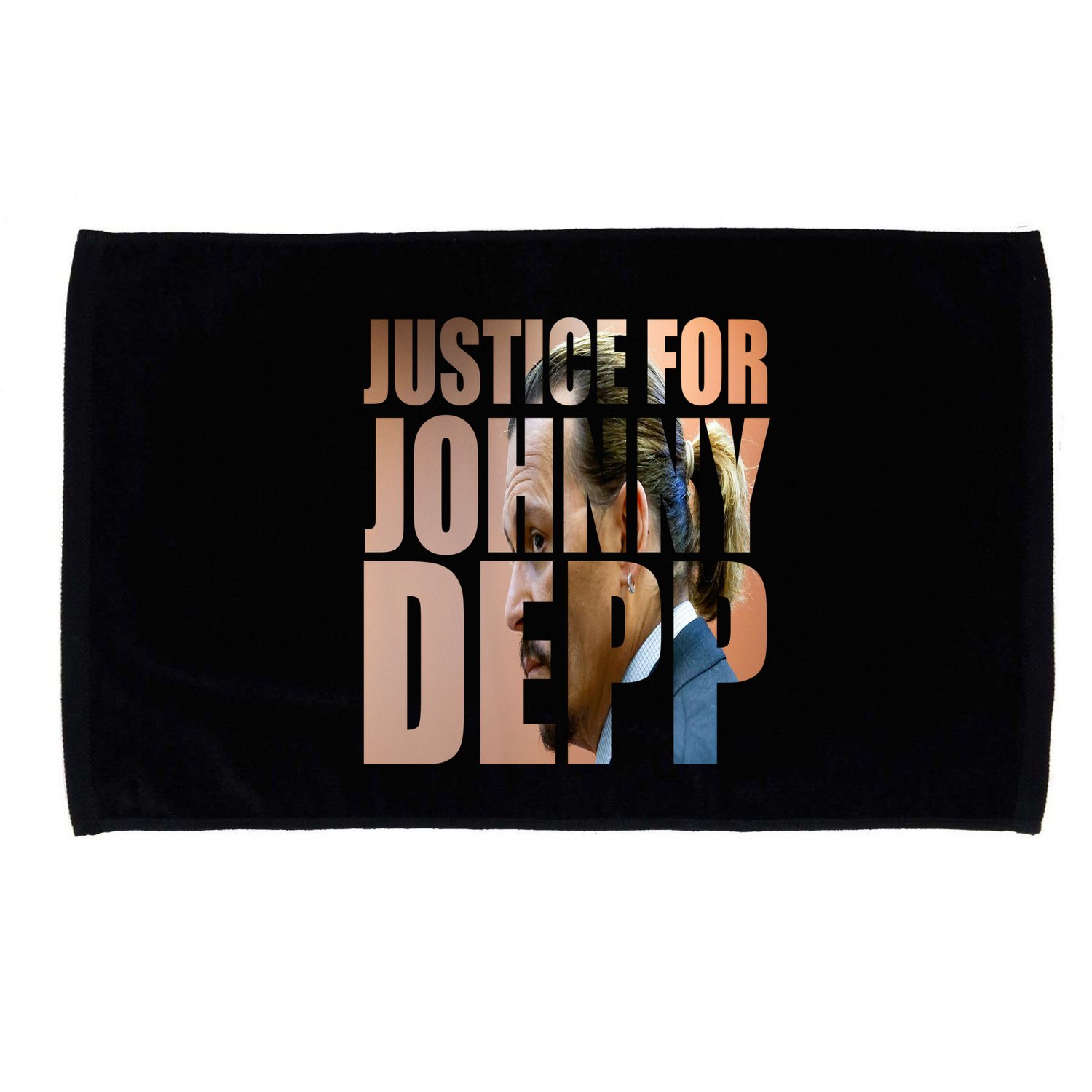 Justice For Johnny Depp Support Microfiber Hand Towel