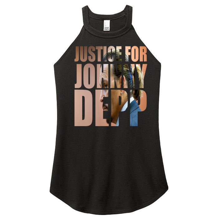 Justice For Johnny Depp Support Women's Perfect Tri Rocker Tank