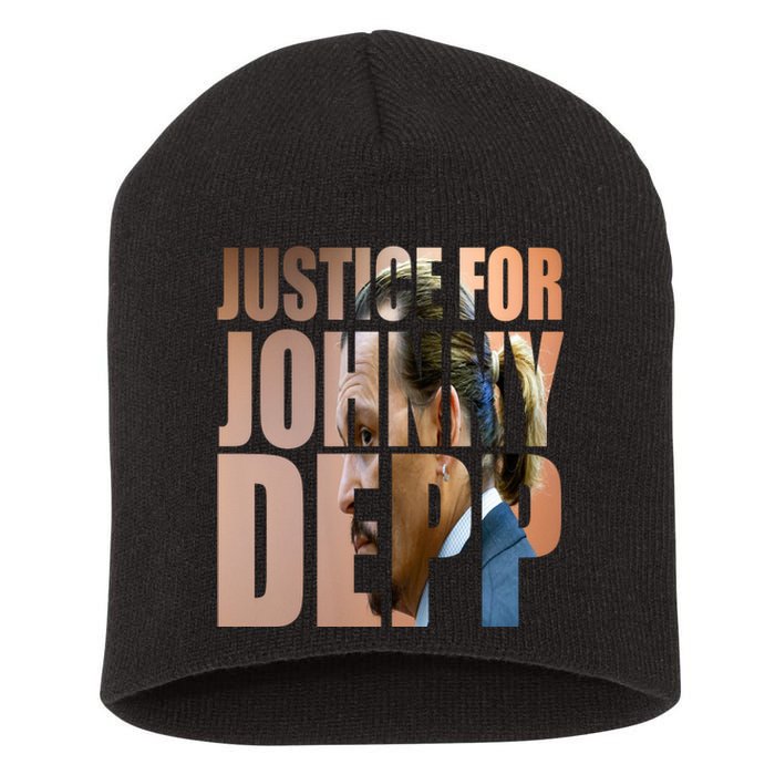 Justice For Johnny Depp Support Short Acrylic Beanie