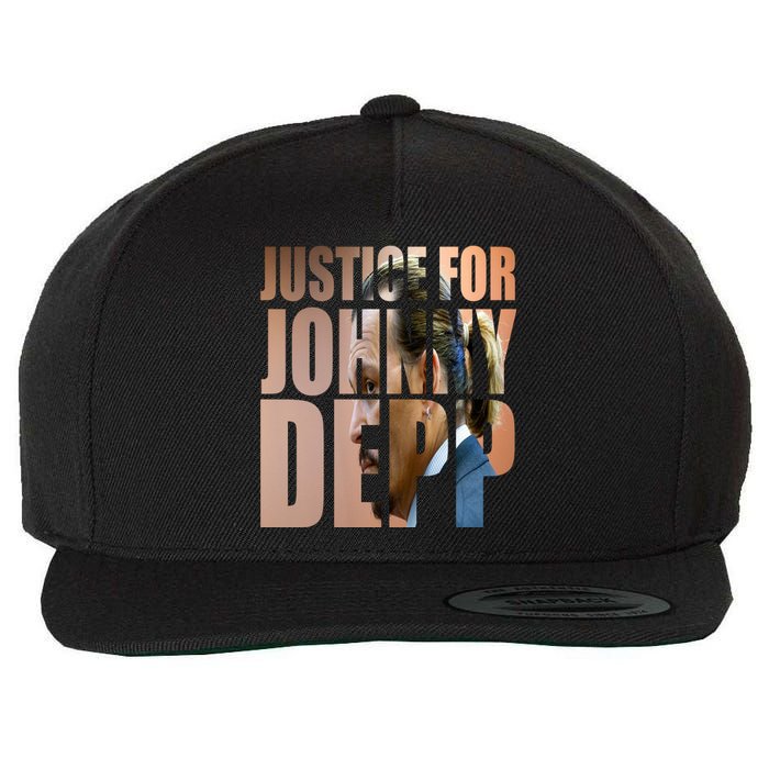 Justice For Johnny Depp Support Wool Snapback Cap