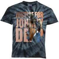 Justice For Johnny Depp Support Kids Tie-Dye T-Shirt