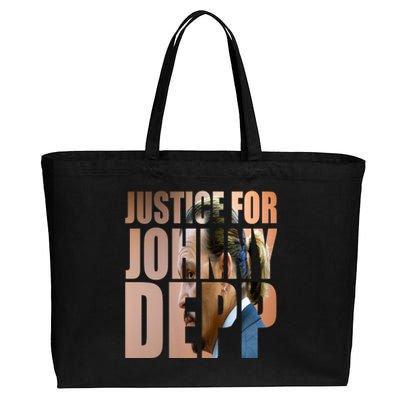 Justice For Johnny Depp Support Cotton Canvas Jumbo Tote