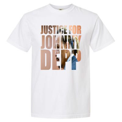 Justice For Johnny Depp Support Garment-Dyed Heavyweight T-Shirt