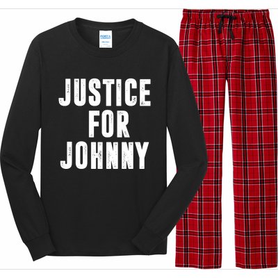 Justice For Johnny Depp Long Sleeve Pajama Set