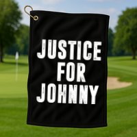 Justice For Johnny Depp Golf Towel