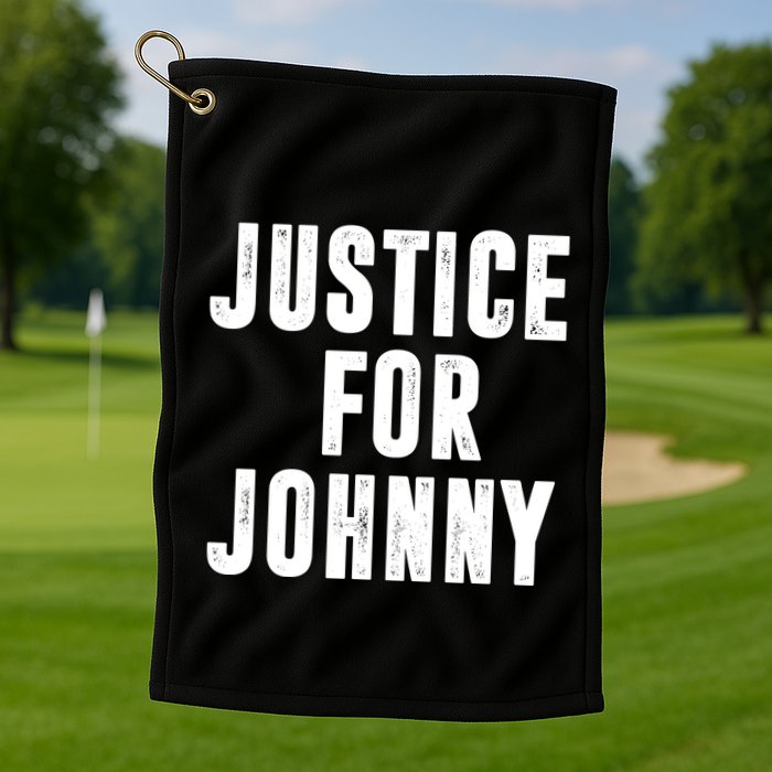 Justice For Johnny Depp Golf Towel