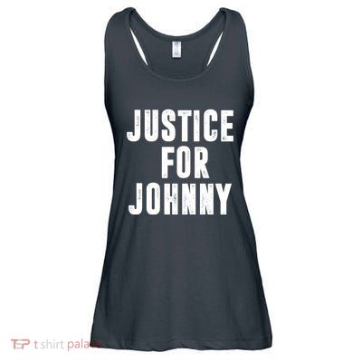 Justice For Johnny Depp Ladies Essential Flowy Tank