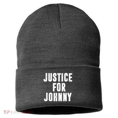 Justice For Johnny Depp Sustainable Knit Beanie
