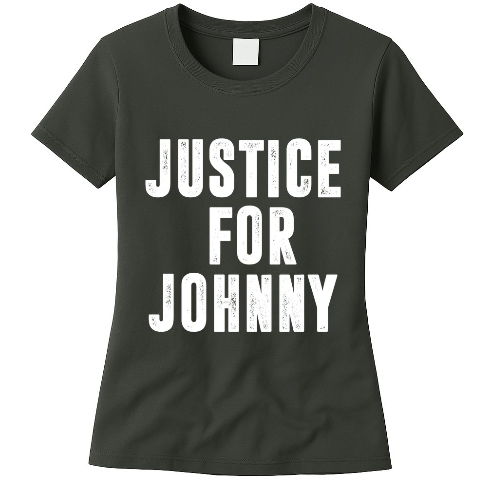 Justice For Johnny Depp Womens T-Shirt