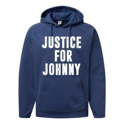 Justice For Johnny Depp Performance Fleece Hoodie