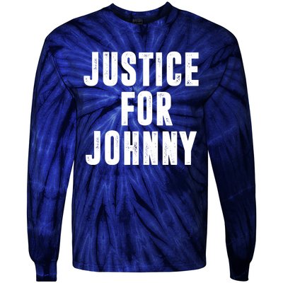 Justice For Johnny Depp Tie-Dye Long Sleeve Shirt