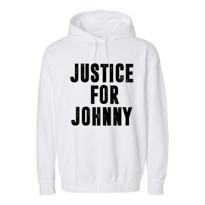 Justice For Johnny Depp Garment-Dyed Fleece Hoodie