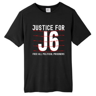 Justice For J6 Conservative 29 Tall Fusion ChromaSoft Performance T-Shirt