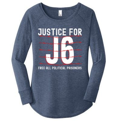 Justice For J6 Conservative 29 Women's Perfect Tri Tunic Long Sleeve Shirt