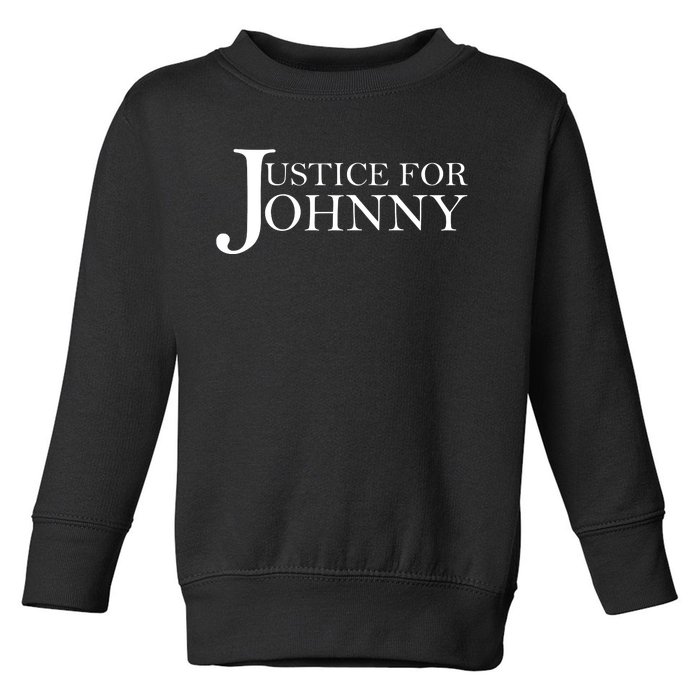 Justice For Johnny Depp Toddler Sweatshirt