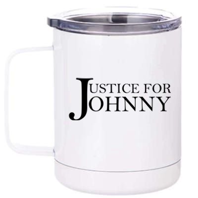 Justice For Johnny Depp 12 oz Stainless Steel Tumbler Cup