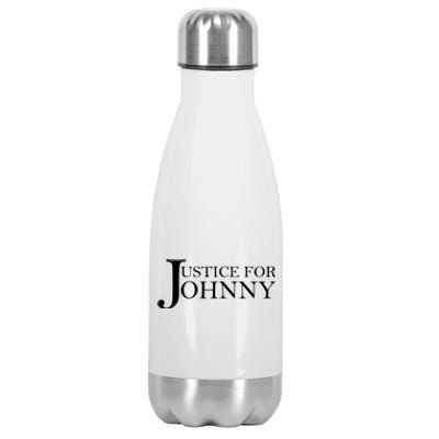 Justice For Johnny Depp Stainless Steel Insulated Water Bottle