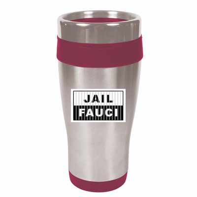 Jail Fauci 16oz Travel Tumbler