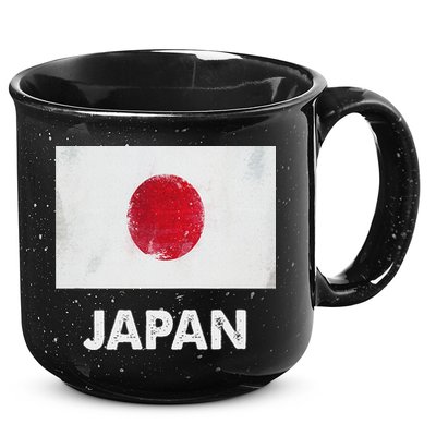 Japanese Flag Japanese 15oz Campfire Ceramic Mug