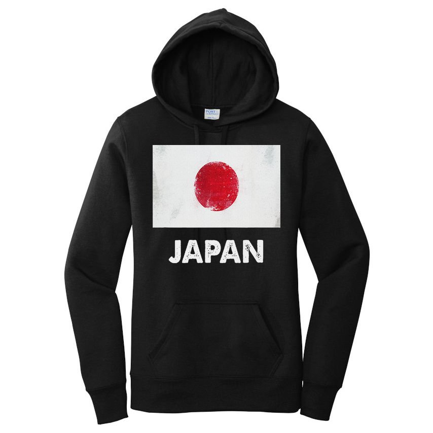 Japanese Flag Japanese Women's Pullover Hoodie