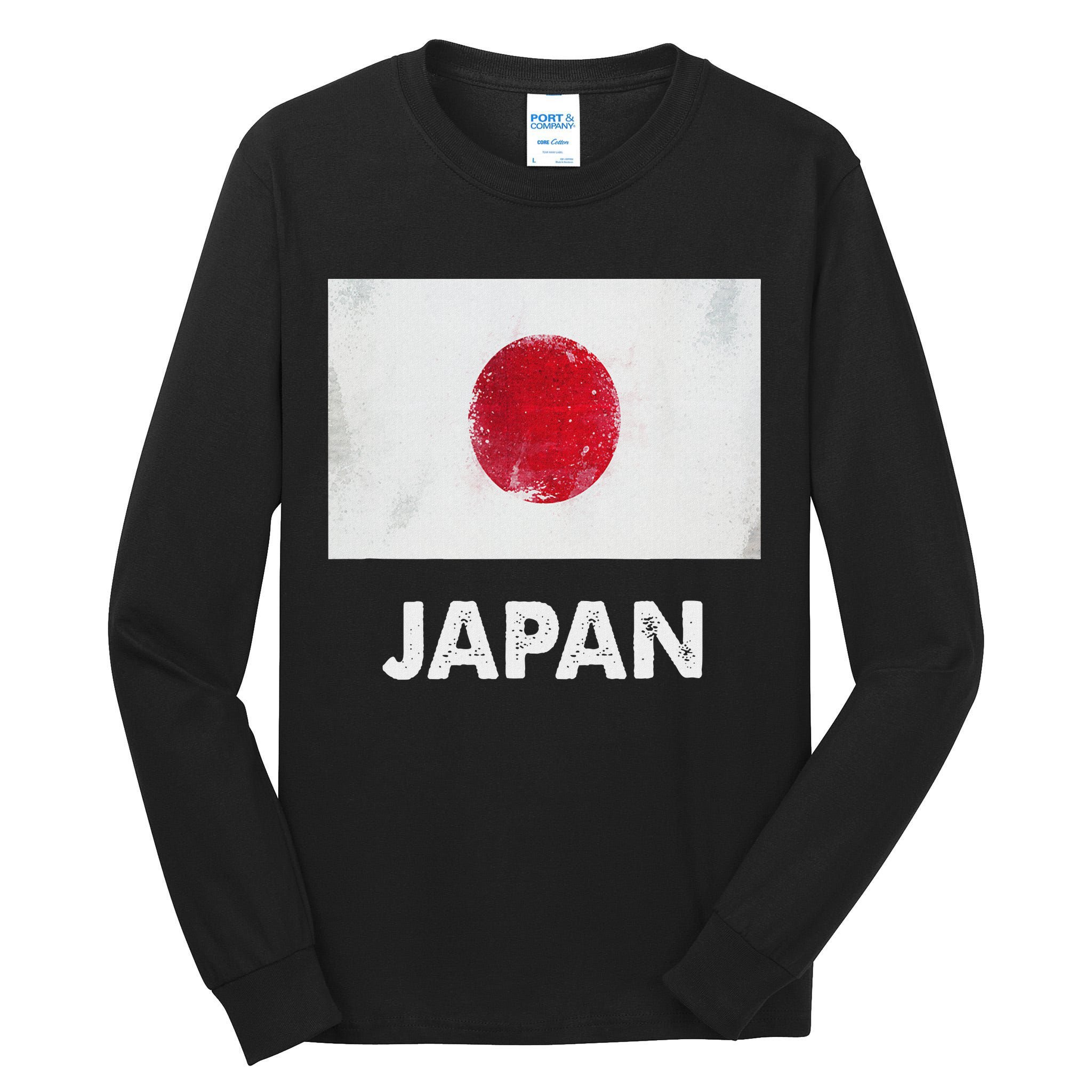 Japanese Flag Japanese Tall Long Sleeve T-Shirt
