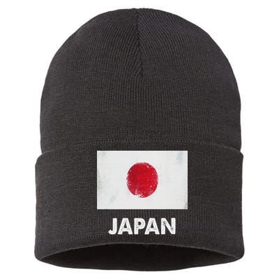 Japanese Flag Japanese Sustainable Knit Beanie