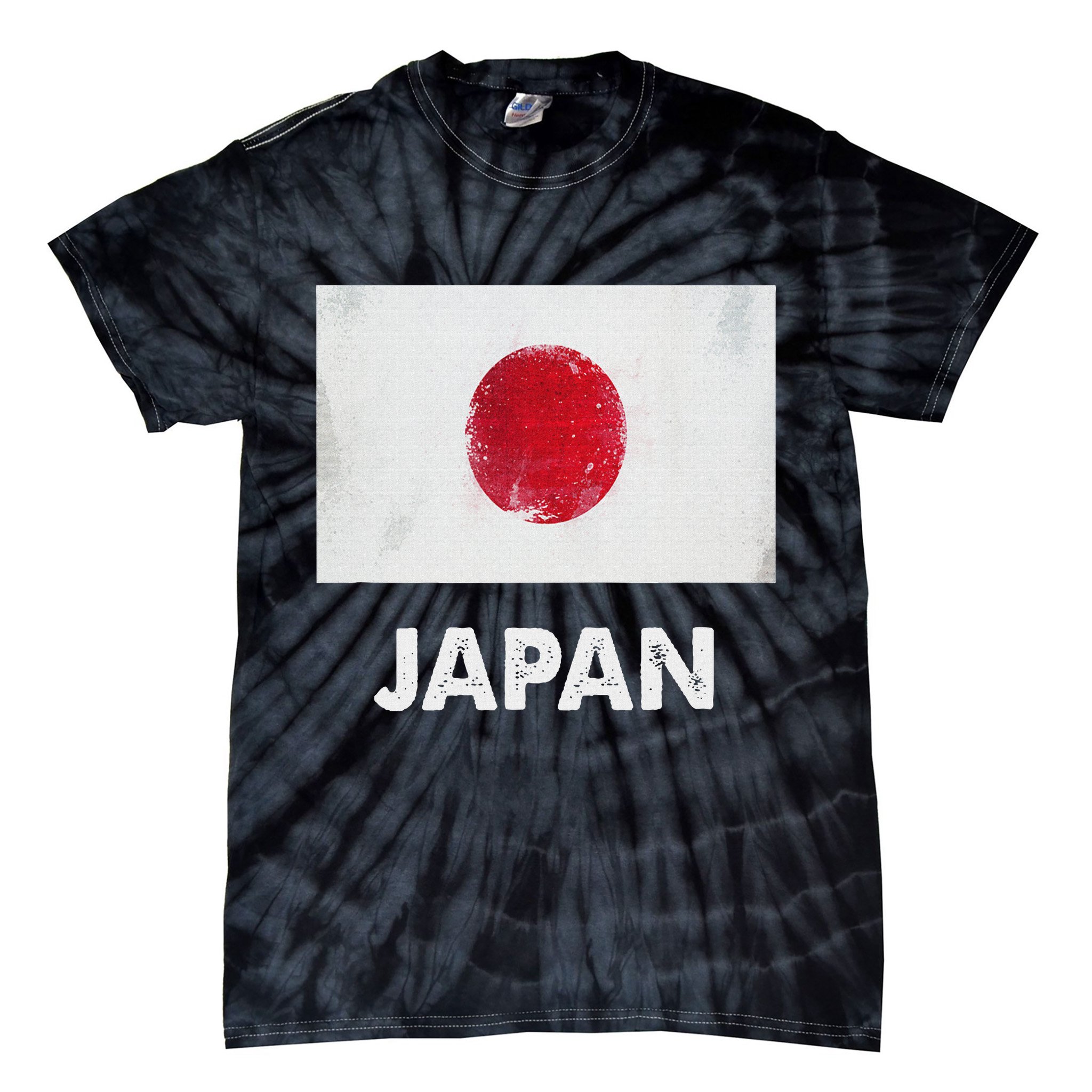 Japanese Flag Japanese Tie-Dye T-Shirt