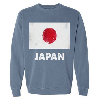 Japanese Flag Japanese Garment-Dyed Sweatshirt