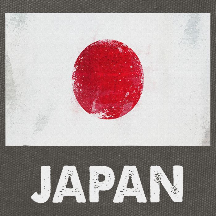 Japanese Flag Japanese Cotton Canvas Backpack