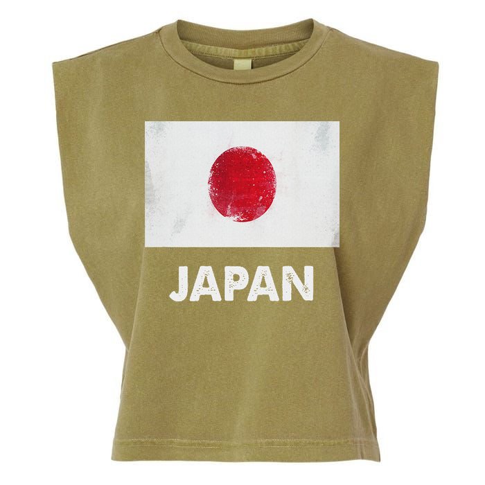 Japanese Flag Japanese Garment-Dyed Women's Muscle Tee