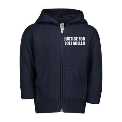 Justice For Joe.L Miller Toddler Zip Fleece Hoodie