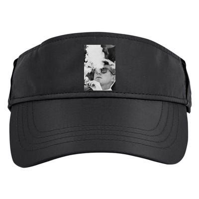 JFK Smoking with Shades John F. Kennedy President Adult Drive Performance Visor