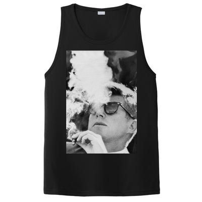 JFK Smoking with Shades John F. Kennedy President PosiCharge Competitor Tank