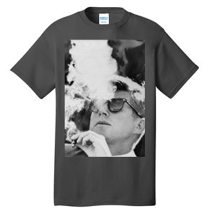 JFK Smoking with Shades John F. Kennedy President Tall T-Shirt