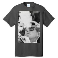 JFK Smoking with Shades John F. Kennedy President Tall T-Shirt