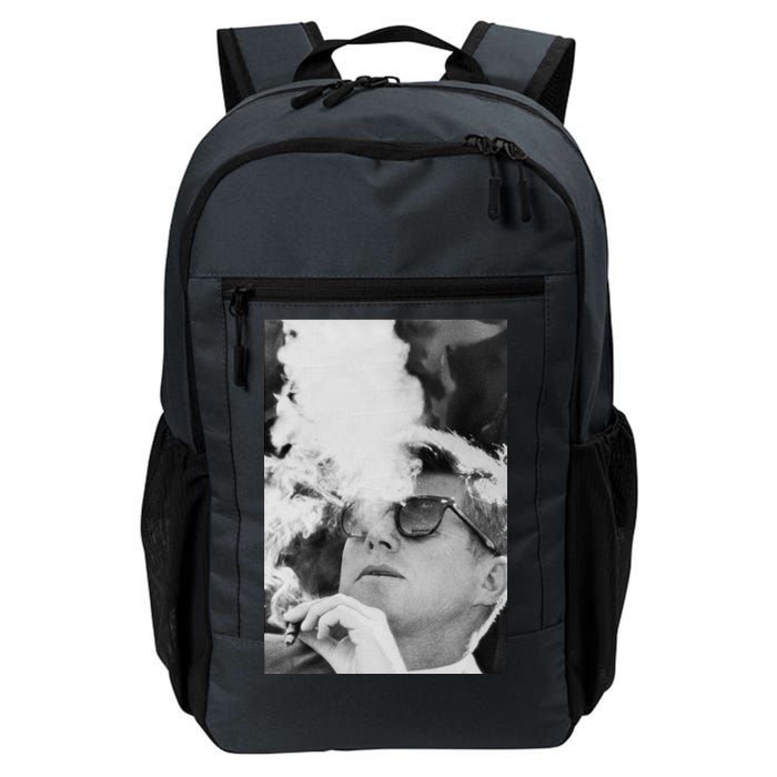 JFK Smoking with Shades John F. Kennedy President Daily Commute Backpack