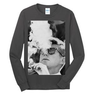 JFK Smoking with Shades John F. Kennedy President Tall Long Sleeve T-Shirt