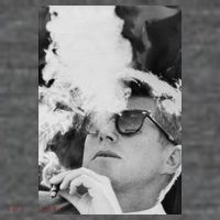 JFK Smoking with Shades John F. Kennedy President Mesh Reversible Basketball Jersey Tank