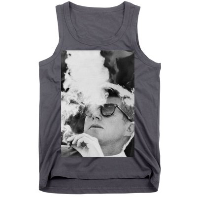 JFK Smoking with Shades John F. Kennedy President Tank Top